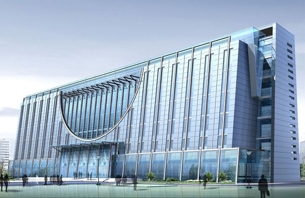 為什么玻璃幕墻都是藍(lán)色的,玻璃幕墻用什么顏色的玻璃