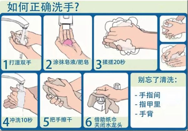 如何正確洗手